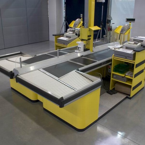 Masă casă de marcat Cash and Carry cu unitate de casă înălțată pentru marfă voluminoasă 2