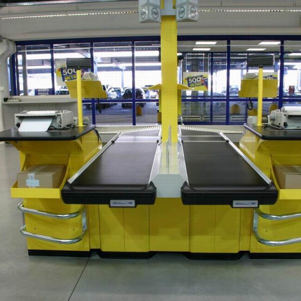 Masă casă de marcat Cash and Carry cu unitate de casă înălțată pentru marfă voluminoasă 3